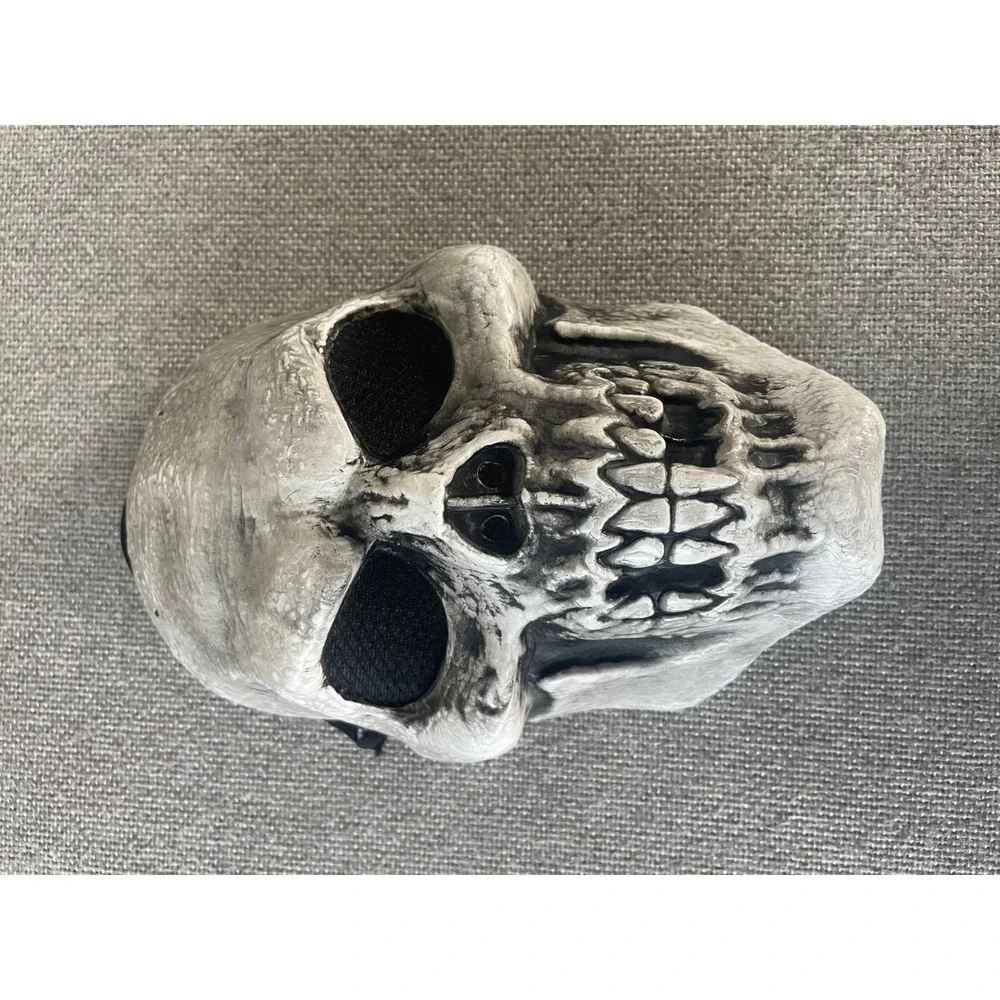 Kids Skull Mask Halloween Costume Bone Skeleton Horror Realistic Scary Face Prop